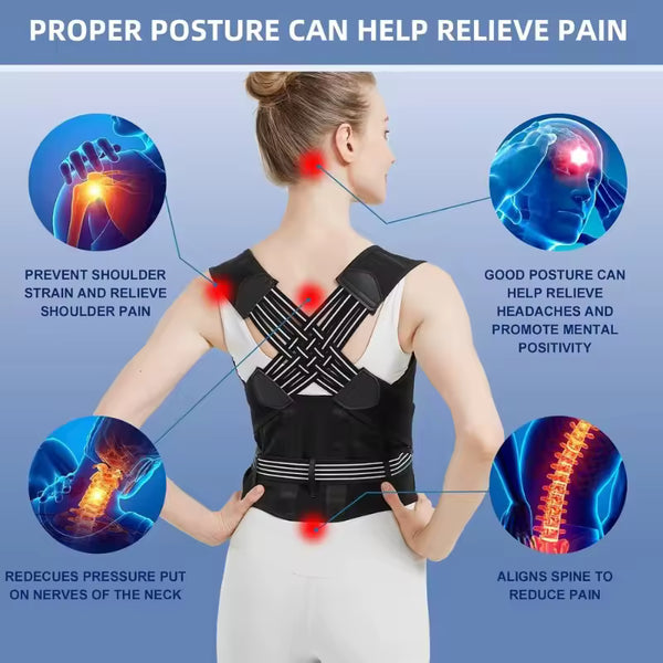 ComfortPosture Adjustable Back Support Belt